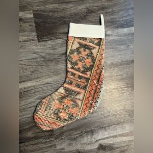 Vintage Rug Christmas Stocking